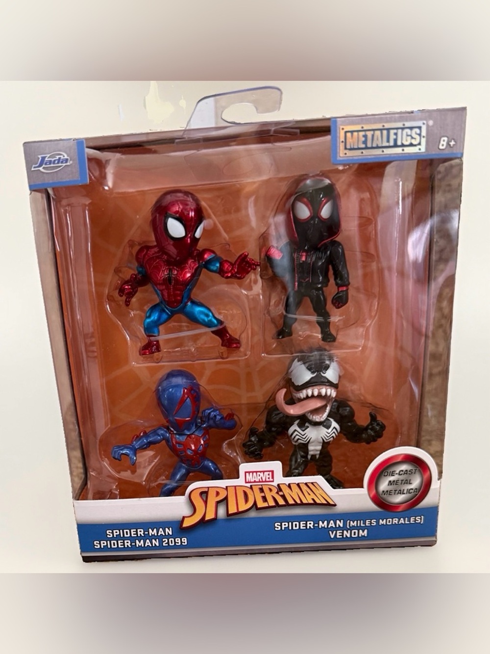Jada Marvel Spider-Man Metalfigs Die-Cast 4-Pack